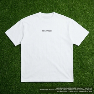 Camiseta de Hombre Blanca con Estampado Gráfico, Cuello Redondo, Manga Corta, 100% Algodón, Corte Holgado, Estilo Urbano - Product Image 5