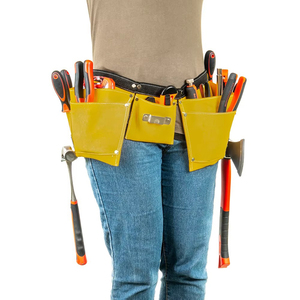 Wholesale Price High Quality Cowhide Leather <b>Tool</b> Bag Heavy Duty Pakistani Factory Made Supports OEM and ODM Customization - Product Image 4