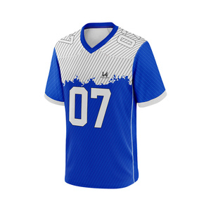 Jersey de Fútbol Americano Personalizado con Costuras Reforzadas, Talla Grande, Manga Corta, Impresión Digital, Nombre del Equipo Personalizado, Secado Rápido y Absorción de Humedad - Product Image 3