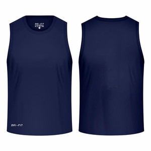 เสื้อกล้ามทรงสปอร์ต ยูนิเซ็กซ์ คอวี ผ้าโพลีเอสเตอร์ สีพื้น ระบายเหงื่อได้ดี ใส่ได้ทุกฤดู น้ำหนัก 160 กรัม - Product Image 3