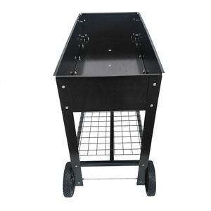 Carrello da Giardino Rialzato Mobile per Esterni e Interni, Fioriera in Metallo con Gambe Alte per Casa, Patio, Giardino e Forniture da Giardinaggio - Product Image 2
