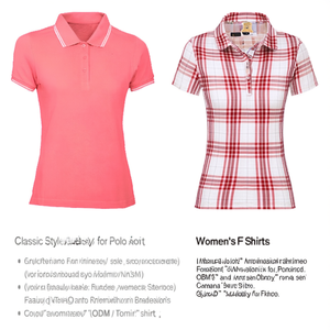 Classic Style <b>Ladies</b> for <b>Polo</b> <b>Shirt</b> Elegant Fit Premium Cotton Fabric Soft Breathable Comfort for Various Occasions Plaid ODM - Product Image 3