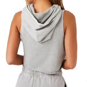 Conjunto de 2 Piezas para Mujer con Logotipo Personalizado, Lavado Ácido, Top Corto y Pantalones Cortos con Patrón Sólido para Correr en Invierno, Conjunto Corto al por Mayor 2026 - Product Image 3