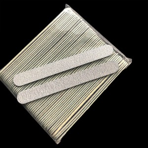 1 pièce LANGMA Lime à ongles jetable professionnelle en verre cristal durable, motif droit classique double, grain 100, lavable - Product Image 2