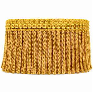 Frange en fil métallique doré sur mesure en gros pour la décoration de vêtements, uniformes, costumes et accessoires de mode - Product Image 4