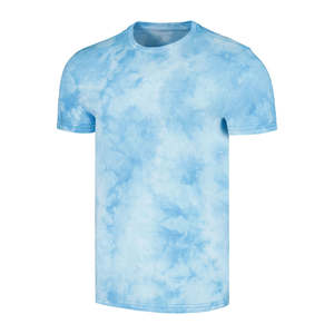 Camisetas de Verano de Algodón con Teñido Anudado Oscuro, Lavado Ácido Vintage, Ajuste Regular para Gimnasio, con Efecto Desgastado por el Sol, Personalizadas, de Buena Calidad - Product Image 6