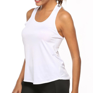 เสื้อกล้ามผู้หญิง ผ้าริบ ไร้แขน สีพื้น เรียบง่าย สไตล์ลำลอง สำหรับวัยรุ่น แฟชั่นพื้นฐาน ฤดูร้อน ผ้าฝ้ายทอ 100% แต่งลูกไม้ - Product Image 6