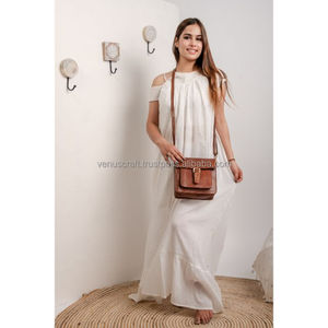 Bolso bandolera de cuero genuino a la moda para mujer y mujer, bolsos de hombro de cuero genuino a la moda para mujer - Product Image 2