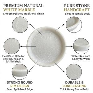 Indian Exports International Good Quality Handmade Marble <b>Bowl</b> Round Shape <b>Bowl</b> in Beautiful <b>White</b> Color for Home Restaurant - Product Image 4