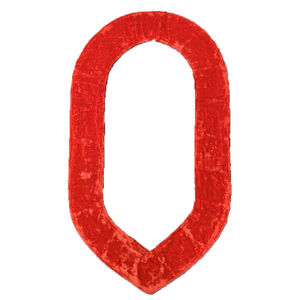 Collier d'officier de réglementation français de la franc-maçonnerie, broderie artisanale sur tissu, collier de cérémonie complet avec chaîne maçonnique - Product Image 4