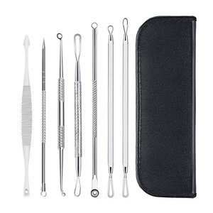 Dual Ended Comedone <b>Extractor</b> <b>Blackhead</b> Remover Acne Needle Facial Pore Cleaner Stainless Steel Beauty Instrument - Product Image 6