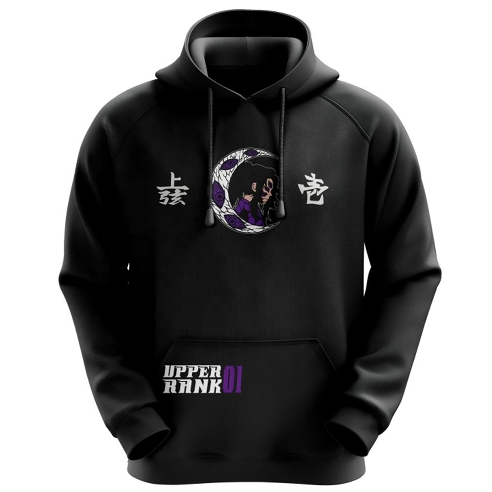 Custom Anime Embroidered Hoodie Hoodies For Printing Custom Full