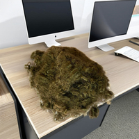 Vente en gros de fibres creuses siliconées en polyester vierge brun Vikohasan certifiées 7D HS et GRS recyclées, pour rembourrage de jouets et filage de béton