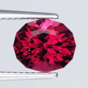 Granate Rodolita Natural Ovalado, Corte Personalizado, Gema Suelta, Rosa Púrpura, Piedra Facetada para Fabricación de Joyas al por Mayor - Product Image 3