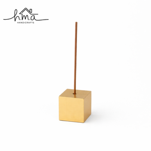 Modern Brass Tube Incense Holder Metal Stand Minimalist Enclosed <b>Stick</b> Burner Smoke Catcher Religious Eco-Friendly Durable - Product Image 6