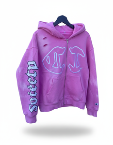 High Quality 100% Cotton Winter Zipper Hoodie custom embriodry logo with vintage washed hoodie for men - Product Image 1