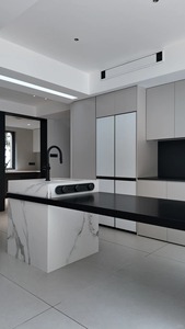 MiyaStone - Losa Grande de Cuarzo Blanco Calacatta Artificial Ecológica Impresa en 3D para Proyectos Residenciales - Product Image 2