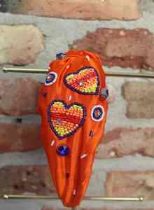 Diademas elegantes hechas a mano con bordado de cuentas y diseño de corazón para fiestas, regalos festivos, accesorios decorativos para el cabello. - Product Image 5