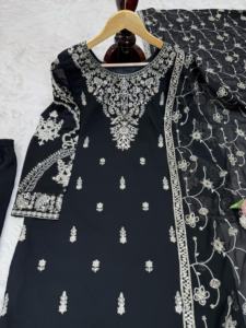Nuevo Modelo 2025, Salwar Kameez Moderno, Traje de Novia Indio Pakistaní para Mujer, Nueva Colección, Faux Georgette de Secado Rápido - Product Image 3