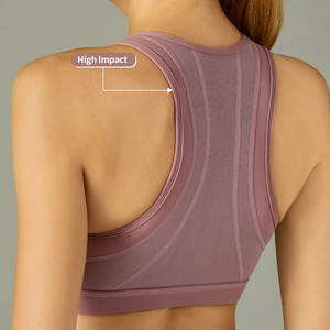 Top Deportivo Personalizado de Cuatro Vías Elásticas para Mujer, Tallas S, M, L, Espalda Cruzada, Liso, para Gimnasio, Fitness, Entrenamiento, Sujetador Deportivo - Product Image 3