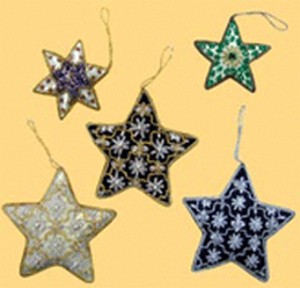 Decoración para Árbol de Navidad, Adorno de Terciopelo Bordado a Mano con Cuentas en Forma de Mariposa, Personalizado, 8cm, Dorado Transparente - Product Image 3