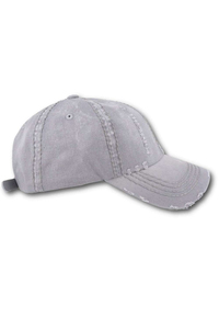 Gorra desgastada estilo urbano, gorra de béisbol lavada y descolorida, suministro al por mayor, gorra de papá desgastada estilo hip hop - Product Image 1