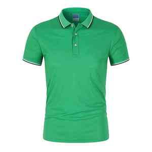 Camiseta Premium de Alta Calidad, 100% Fibra de Poliéster, Multicolor Opcional, Camiseta Polo de Manga Corta con Cuello Solapa para Hombre - Product Image 1