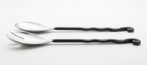 Juego de servidor de ensalada antiguo pulido brillante de acero inoxidable caliente de primera calidad, juego de servidor de ensalada de bajo precio de calidad superior elegante de estilo nórdico - Product Image 3