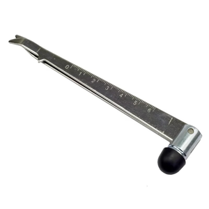 Marteau réflexe gradué de qualité supérieure en acier inoxydable de qualité chirurgicale, percuteur neurologique avec échelle de mesure métrique intégrée - Product Image 6