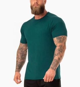 Haute qualité 200gsm 100% coton essentiel blanc col rond à manches courtes t-shirts pour hommes usine sonnerie Logo personnalisé hommes t-shirt - Product Image 2