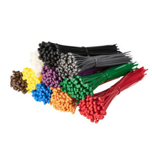 Bridas de nailon rosa de alta calidad 4,8mm X 250mm autoblocantes y duraderas - Product Image 4