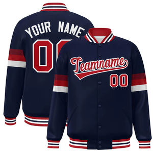 New Men's Winter Letter Embroidered Baseball Varsity <b>Jacket</b> <b>Mandarin</b> <b>Collar</b> Solid Casual Front Logo High Quality - Product Image 2