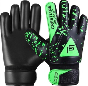 Gants de gardien de but respirants avec logo personnalisé, football, adhérence forte, paume en latex, fermeture à boucle, adulte, jeune, entraînement, match - Product Image 5