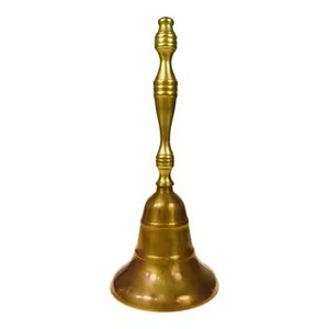 Campana de Servicio Clásica con Mango Redondo de Metal para Recepción de Hotel, Restaurante y Atención a Clientes - Product Image 3