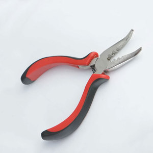 Pince professionnelle à 3 trous à embout incurvé pour extensions de cheveux, outil de coiffure de haute qualité pour une application de précision - Product Image 2