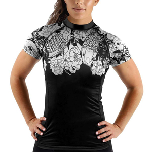 Camiseta Deportiva de Manga Corta para Mujer, para Yoga, Fitness, Entrenamiento, Tejido de Compresión Resistente, Diseño Cómodo - Product Image 6