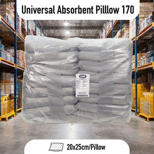 แผ่นดูดซับสารเคมีอเนกประสงค์ 170 GSM - ขนาดเล็ก สีเทา ทำจากโพลีโพรพิลีน สำหรับงานบำรุงรักษาในอุตสาหกรรม และควบคุมการรั่วไหลในกรณีฉุกเฉิน - Product Image 3