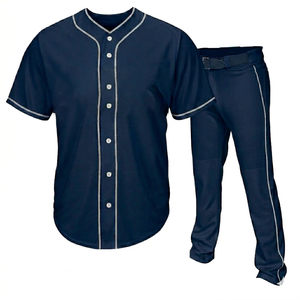 Uniforme de Béisbol Verde para Hombre, Jersey de Malla con Botones y Detalles Dorados, Transpirable, Corte Atlético, Pantalones Cortos Transpirables - Product Image 2