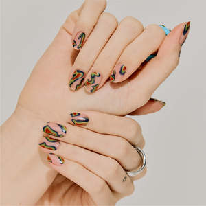Coréen 100% Real Salon Quality Press on gel nails Gel Nail sticker manucure Wholesale Certified - Product Image 3