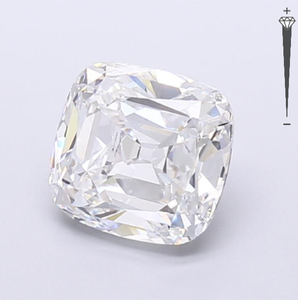 Diamante Cultivado en Laboratorio con Certificación IGI, 4.51 CT, Corte Cuadrado, Color E, Claridad VVS2, CVD LG 773620806, ROYAL GEMS para Joyería - Product Image 3