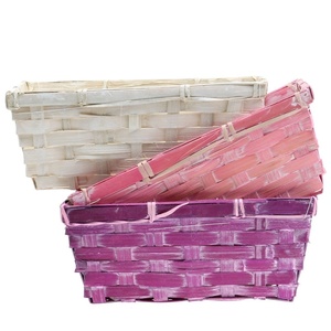 Panier à plantes en bambou contemporain coloré - Écologique et durable - Pour plantes d'intérieur/d'extérieur - Product Image 5