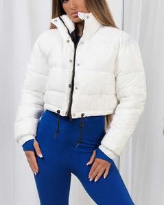 2025 nueva chaqueta acolchada de Invierno para mujer, ropa cálida con capucha acolchada de algodón, chaquetas de invierno delgadas, abrigos para mujer, venta al por mayor, cómodos - Product Image 1