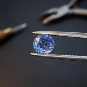 No Heat Natural Blue Sapphire 1.50CT Round Cut Loose Precious Faceted Gemstone Wholesale From Ceylon For Jewellery Making - Product Image 6