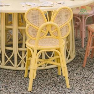 Silla Infantil de Ratán Hecha a Mano al por Mayor, Silla Infantil Apilable de Ratán Natural Ecológica - Product Image 3