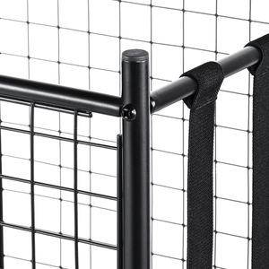 Carrello Portapalloni da Basket con Cinghie Elastiche Bloccabili, Organizzatore per Attrezzature Sportive da Interno, Borsa Portaoggetti - Product Image 2