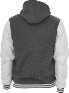 Chaqueta Universitaria de Cuero para Hombre, Bordado Personalizado, Chaquetas de Béisbol Universitarias de Alta Calidad al por Mayor - Product Image 6