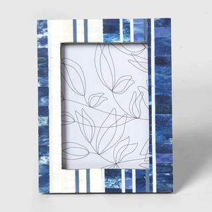 Nouvelle Arrivée Cadre Photo en Résine Faite Main avec Incrustation Osseuse, Design Personnalisé, Décoration Murale et de Table, Cadeau, Cadre Décoratif de Luxe en Résine - Product Image 1