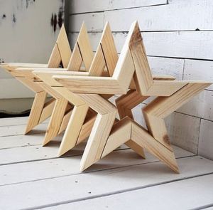 Décoration de Noël en bois motif arbre, idées d'artisanat fait main, moderne, écologique, taille personnalisée - Product Image 5