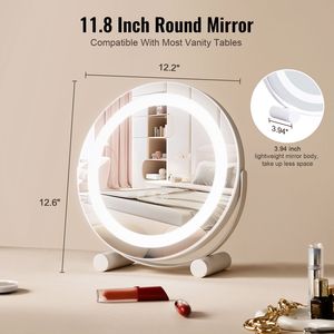 Specchio da Trucco LED Art Deco da 3,6 Metri con 3 Modalità di Illuminazione, Ingrandimento 5X, Controllo Touch Intelligente - Product Image 5
