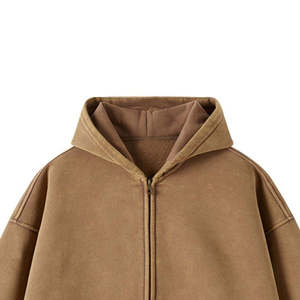 Sweat-shirt à capuche en molleton de coton pour homme, doux et chaud, à manches longues, style décontracté - Product Image 3